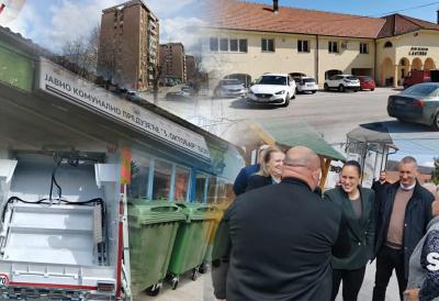 BOR DOBIO JOŠ JEDNU MERNU STANICU ZA PRAĆENJE KVALITETA VAZDUHA Ministarka Pavkov uručila i ključeve kamiona smećara i opremu za sakupljanje otpada