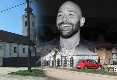 Ovo je crkva u Brestaču u kojoj  je služeno opelo Draganu Laziću: Pre nepune 3 godine se tu oženio Darko, i to u posebnim okolnostima