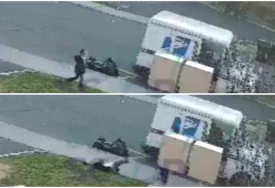 Poštar napao dete, pa se okrenuo kao da se ništa nije desilo: Incident snimljen kamerom (VIDEO)