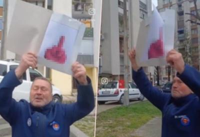 VIDEO DANA Blokaderi oduzeli fasciklu aktivisti SNS, nadali se da će naći neki spisak koji su umislili, usledilo NEPRIJATNO IZNENAĐENJE