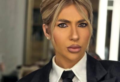 Jovana Jeremić stigla u Beč: Iz Hiltona pravo na meč svog dečka, svi gledaju u voditeljkin bujni dekolte (FOTO)