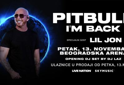 PITBULL proširio evropsku turneju! MR. WORLDWIDE 13. NOVEMBRA U BEOGRADSKOJ ARENI