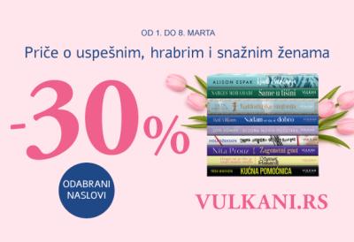 Za 8. mart uz specijalan popust: Savremeni naslovi koje će voleti sve žene!