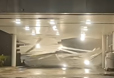 Za dlaku izbegnuta tragedija u Hrvatskoj: Srušio se deo nadstrešnice iznad KBC (VIDEO)