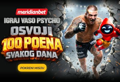 NOVA EKSKLUZIVA: VASO PSYCHO u Meridian misijama donosi 100 poena dnevno!