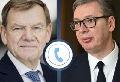 Predsednik Vučić razgovarao sa ministrom spoljnih poslova Nemačke: ''Najvažnija tema bila je evropski put naše zemlje''