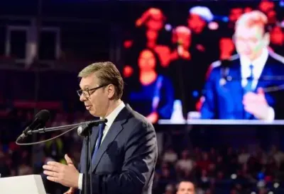Vučić se obratio posle skupa u Areni: Hvala Vam što ste sačuvali Srbiju - Mi smo na braniku otadžbine