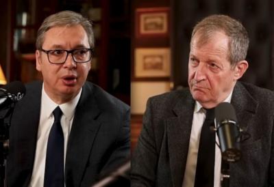 Vučićeva izjava udarna vest u ruskim medijima: Bruje o onome što je rekao britanskom novinaru u lice