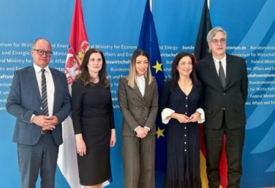 Ministarka Mesarović u Berlinu o rešenju problema profesionalnih vozača: Sa ministarkom privrede Nemačke o konkretnim zajedničkim aktivnostima