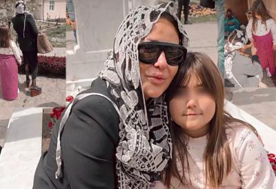 Ana Nikolić u mrežastim čarapama i otvorenim sandalama sa ćerkom Tarom otišla u crkvu: Na mrežama je "napali"! "Zar takva...?"