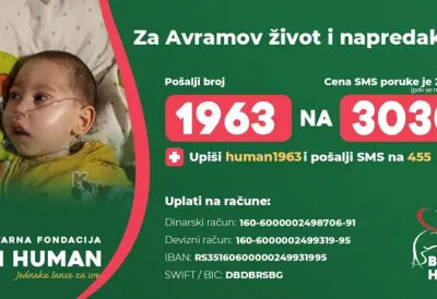 Mali Avram vodi najtežu bitku od prvog dana života, sada mu je potrebna naša pomoć