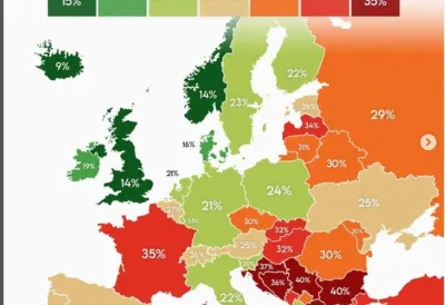Crvena zona Balkana: Mapa koja otkriva šokantnu istinu - Srbija prva u Evropi po ovome