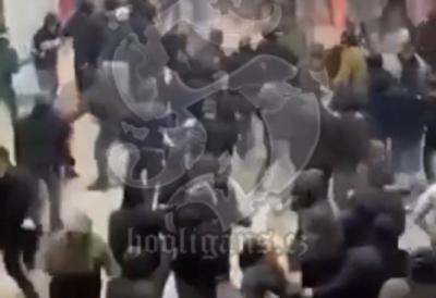 Žestok obračun policije i Delija u hodniku Arene: Navijači sasuli čitav arsenal pa nastao stampedo (VIDEO)