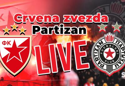 Crvena zvezda – Partizan (UŽIVO) Crno-beli nisu došli na Marakanu!
