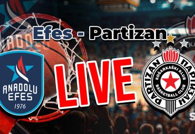 (UŽIVO) EVROLIGA: Efes - Partizan