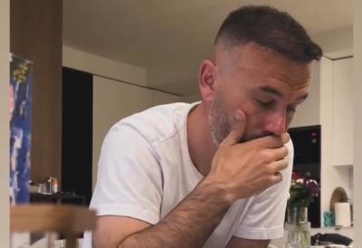 Nathove suze, najteže grobarske: Supruga snimila Bibarsa kako plače posle objave o odlasku (VIDEO)