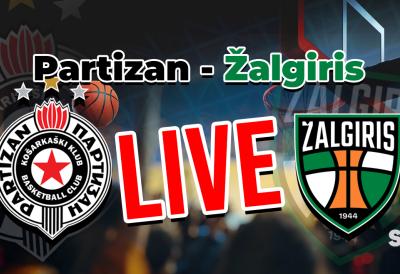 Partizan - Žalgiris (UŽIVO)