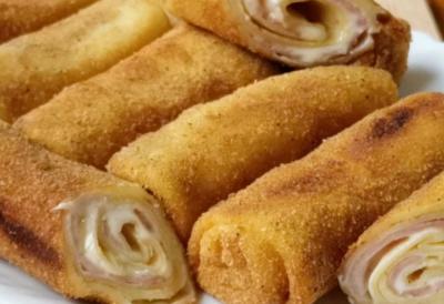 Pohovane SLANE PALAČINKE pune fila od topljenog sira i šunke: Hrskave spolja, mekane iznutra - najukusniji ručak ili večera koji svi traže