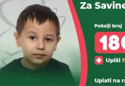 Savi (6) potrebno 4.610.260 dinara kako bi izgovorio prve reči: Neophodni tretmani matičnim ćelijama, potrebna pomoć svih humanih ljudi
