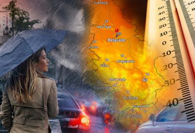RHMZ izdao novu prognozu: Prvo paklenih 35 stepeni, a onda stiže potop - evo kada se menja vreme u Srbiji