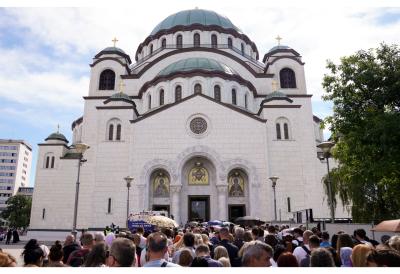 Časni pojas Presvete Bogorodice odlazi iz Beograda: Više od 800.000 ljudi poklonilo se velikoj svetinji - danas svečani ispraćaj