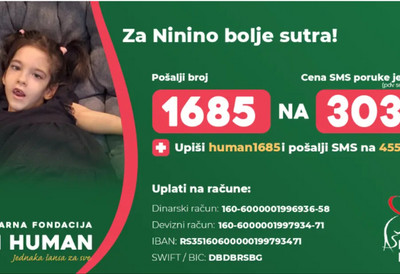Srbijо, pomozimo maloj Nini! Od rođenja se bori sa teškim bolestima, a sada joj je potrebna pomoć svih nas
