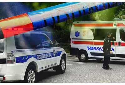 (FOTO) Jezivi tragovi na parkingu nakon ubistva: Mladić (19) krvnički izboden u Čačku - očevidac otkrio detalje