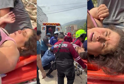 Heroji kopali golim rukama, a ona je na nosilima otkrila kako je preživela: Držala sam se dok se svi spratovi nisu srušili (VIDEO)