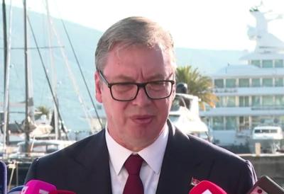 "Neću da prihvatim istorijske falsifikate" Vučić: Mi nismo otimali teritoriju Crne Gore, važno je da imamo češću komunikaciju i razgovore