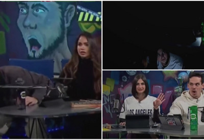 (VIDEO) Zemljotres uživo u programu: Voditelji se kriju ispod stola, kamera u studiju zabeležila najjači potres u Venecueli