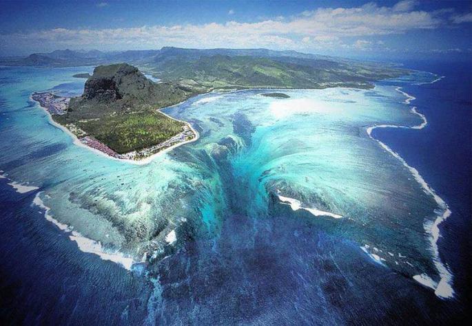 Podvodni vodopad, Mauricijus