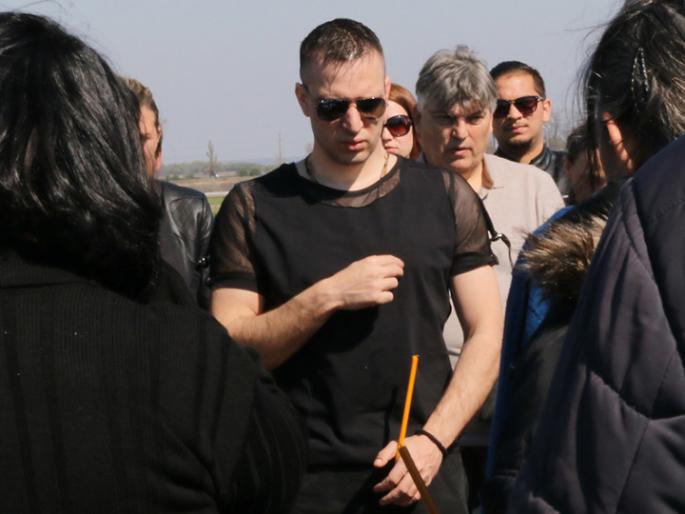 Zoran Marjanović na pomenu supruzi Jeleni