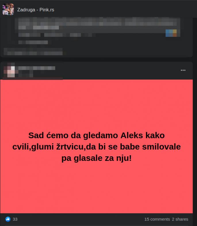 fanovi o Aleksandrinom i Dejanovom raskidu