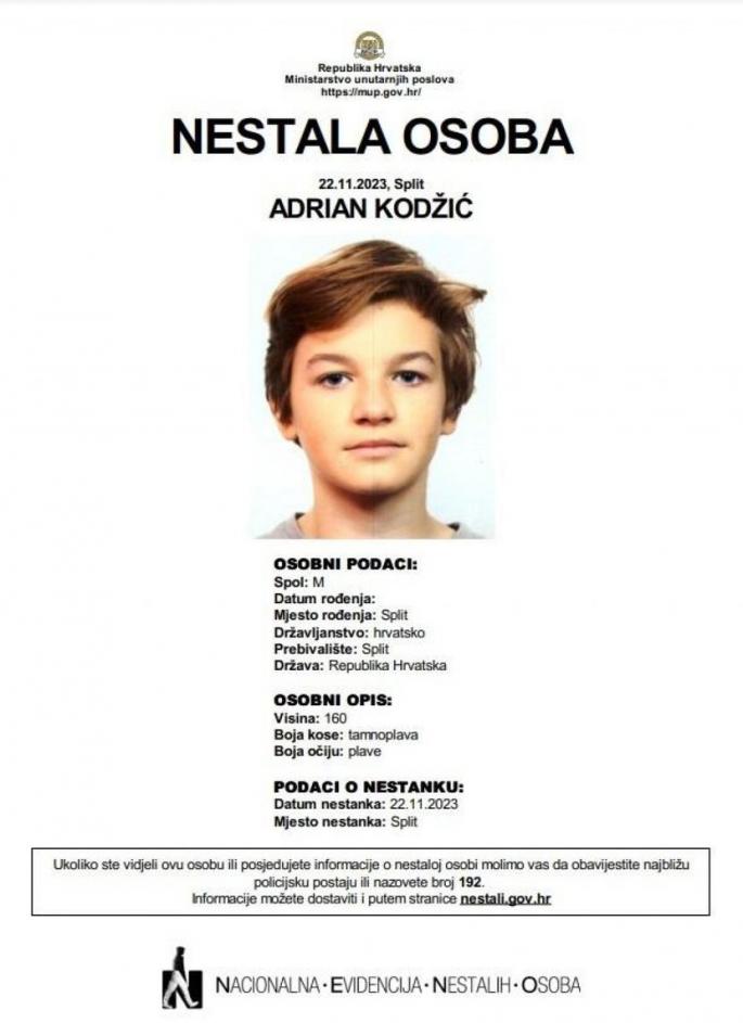 Nestala osoba u Splitu