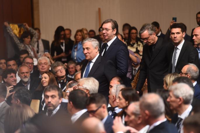Aleksandar Vučić i Antonio Tajani