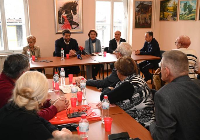 Aleksandar Šapić posetio Gradsku organizaciju penzionera