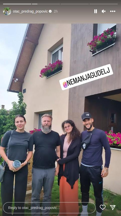 Anastasija Ražnatović, Nemanja Gudelj