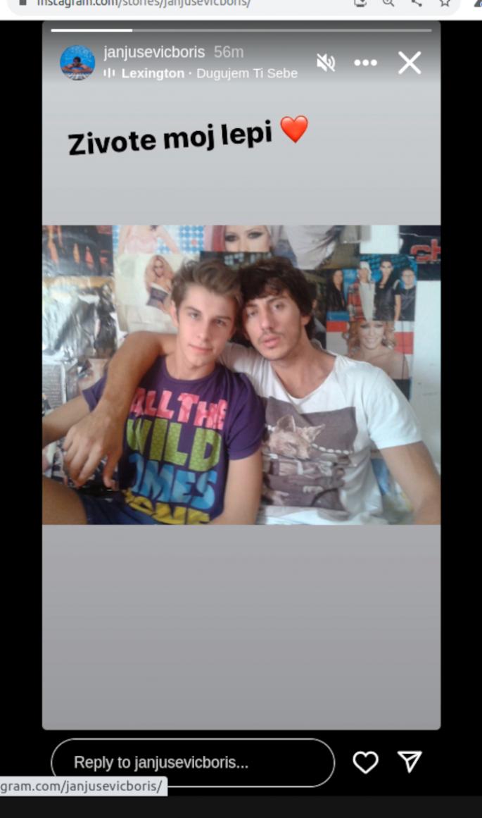Instagram stori @janjusevicboris