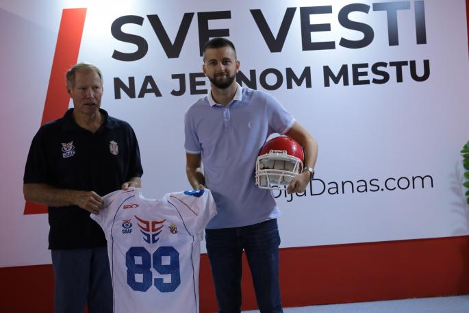 Predstavnici reprezentacije Srbije u američkom fudbalu