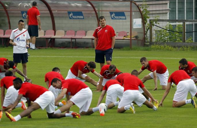 FK Crvena zvezda, pripreme