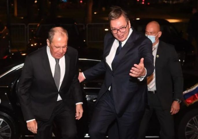 Sergej Lavrov i Aleksandar Vučić