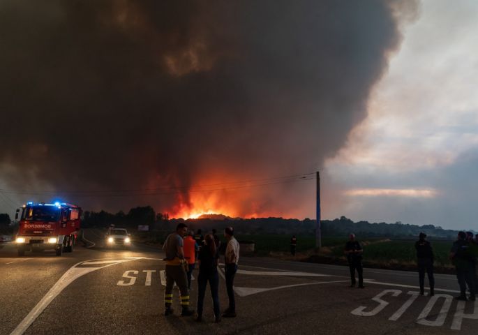 Portugal, požar