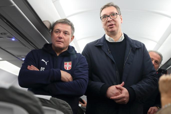 Dragan Stojković i Aleksandar Vučić