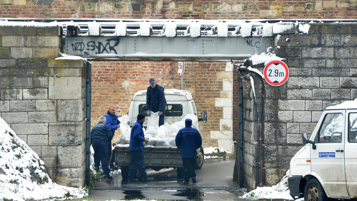 Uvedena Vanredna Odbrana Od Poplava Kod Kule Nebojša