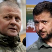 Valerij Zalužni i Volodimir Zelenski