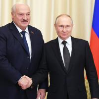 Aleksandar LukaÅ¡enko i Vladimir Putin