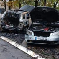 izgoreli automobili na Dedinju