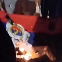 Paljenje zastave RS u Zenici