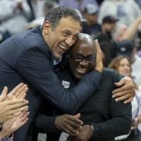 Vlade Divac i Bobi Džekson