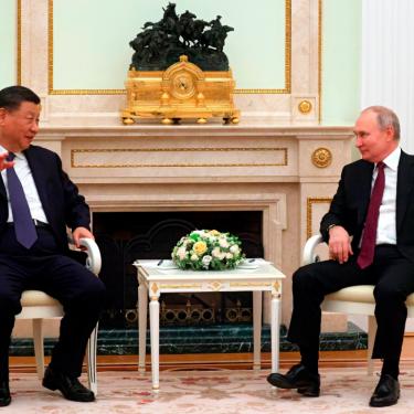 Si Đinping i Vladimir Putin